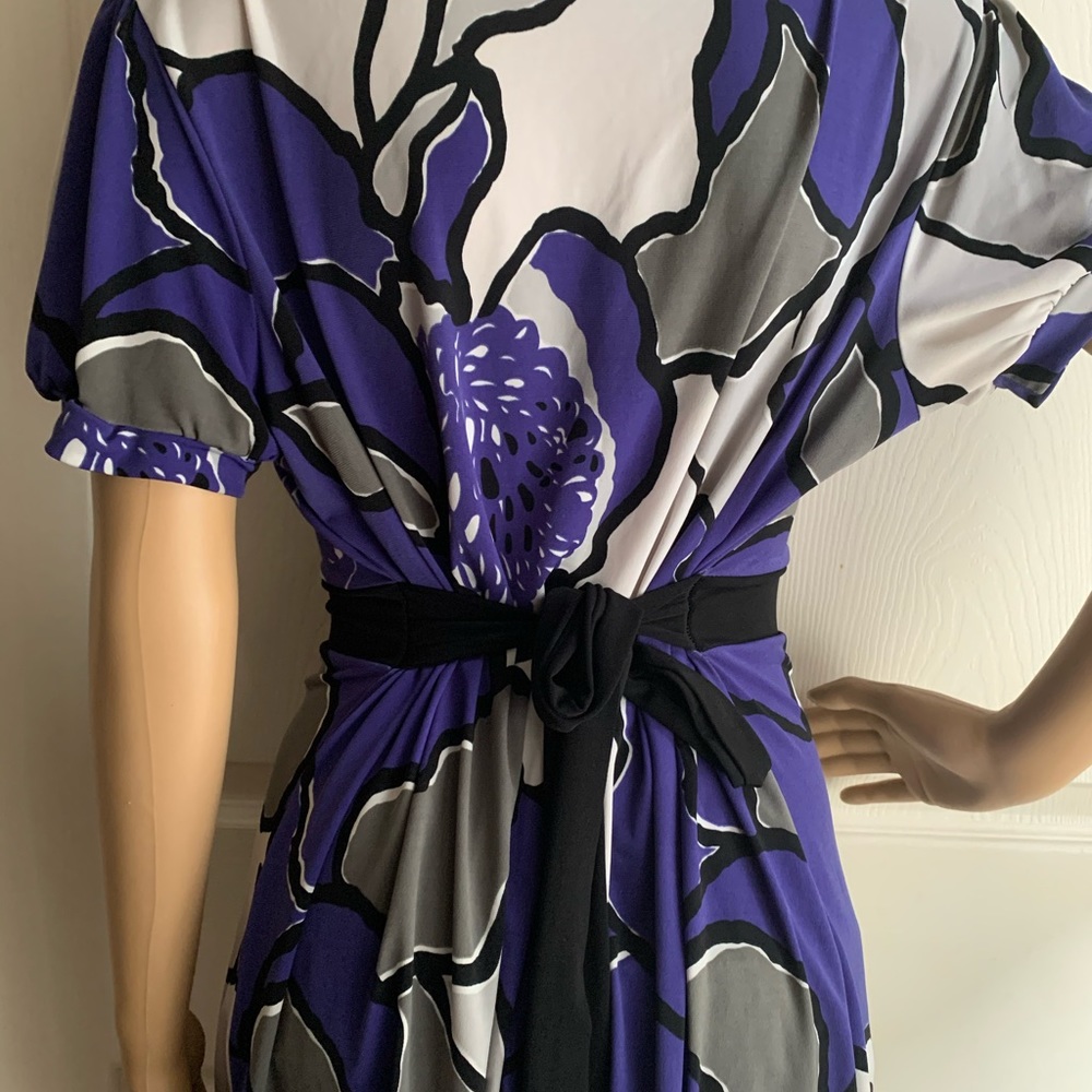 Gray and Purple Flower Shirt - Picture 9 of 16